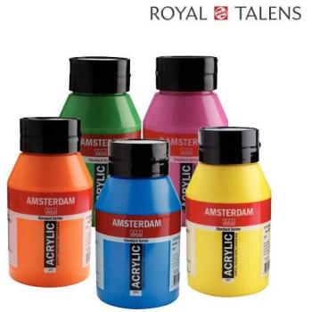 Peinture Acrylique Royal Talens Amsterdam – 1 L Buff Titane