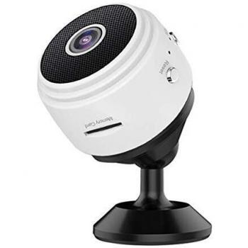 JUNERAIN Mini caméra vidéo de sécurité A9 Full HD 1080p WiFi