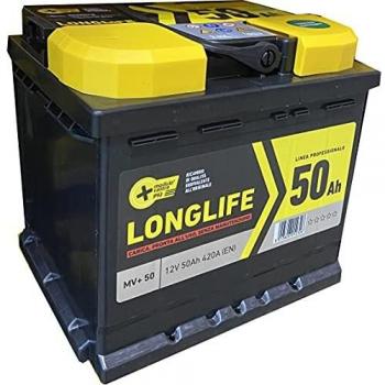 LONGLIFE BATTERIA PER AUTO 50Ah SIGILLATA SENZA MANUTENZIONE