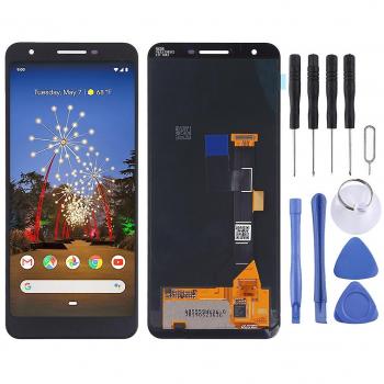 Assemblage écran LCD et numériseur original pour Google Pixel 3a, Noir