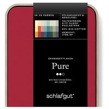 Schlafgut Spannbettlaken »PURE Bio-Baumwolle mit