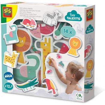 Animaux de safari à l'eau – Pack 14 pièces en mousse (SES) – Vert