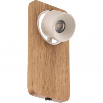 Applique Beebo W LED, chêne