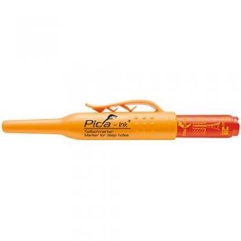 Marqueur de couleur rouge avec pointe fine pour trous profonds PICA-Ink 150/40/SB
