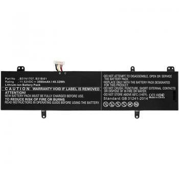 Batteria di Ricambio CoreParts per Notebook Asus
