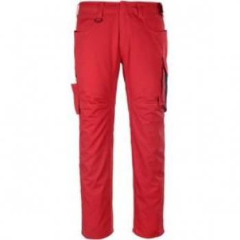 Mascot Oldenburg Trousers with Big Thigh Pockets Red/Black (L35W30.5)