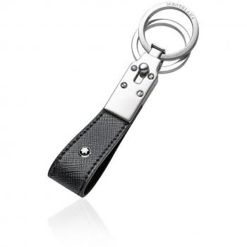 Montblanc 114627 Duo-Ring Schlüsselanhänger mit eleganter Schlaufe
