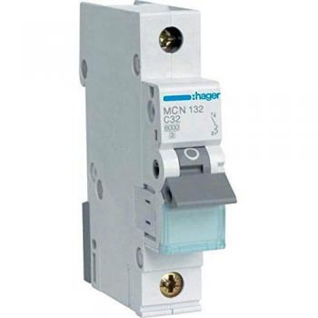 Hager Leitungsschutzschalter 1pol. C-32A, 6kA MCN132