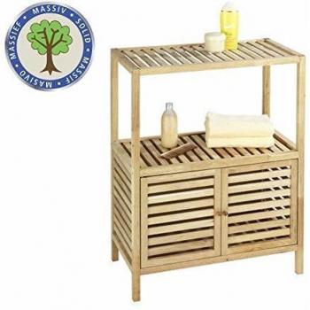 Wenko Norway 2-Door Wooden Bathroom Rack