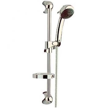 Système de Douche Coulissant 60 cm avec Porte-Savon