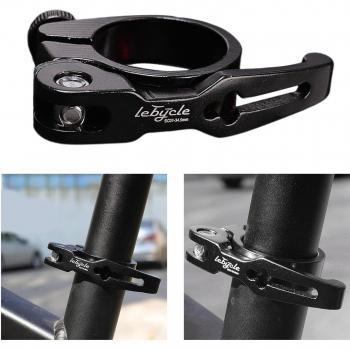Abrazadera de tija de sillín, aleación, 31,8/34,9mm, para bicicletas de montaña