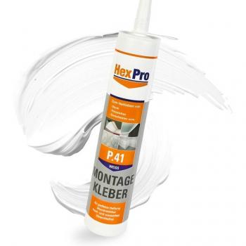 HexPro ForteMontage Colle Blanche Universelle – 1 × 310 ml