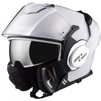 Casco modular LS2 Valiant blanco brillo