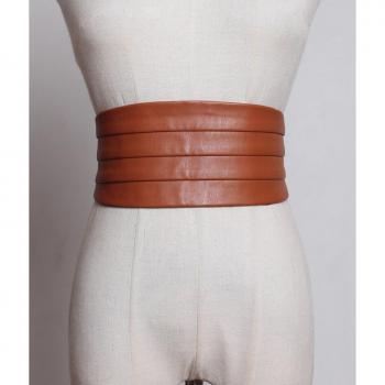 EAM Ceinture Femme Elastique 1U221 – Noir Rouge