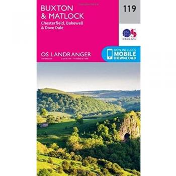 Ordnance Survey Landranger 119 Buxton Matlock Brand New