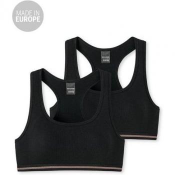 Schiesser Kids Long Life Cotton Bustier – Racerback 2er Pack