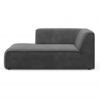 Merid Grau Ottoman (Modul/Separat) – 100 × 162 × 70 cm, RAUM.ID