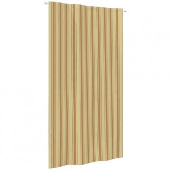 Paravento Balcone Giallo e Arancione 140x240 cm Tessuto Oxford