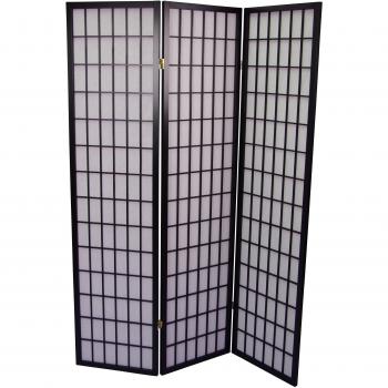 Asia Paravent (schwarz) – MöbelDirekt