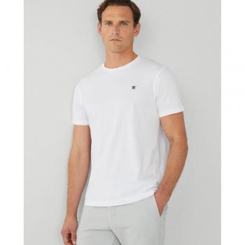 Hackett London Men's Swim Trim Logo T-Shirt White
