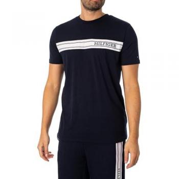 Tommy Hilfiger T-Shirt mit Streifendetail Marineblau M