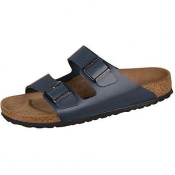Birkenstock Blue Leather Slipper (Unisex)