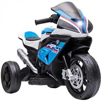 HOMCOM Kinder Elektromotorrad mit 3 Musikmodi 82,5L x 42B x 54H cm