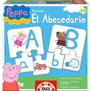 Peppa’s Alphabet Quest – Child Development Game (Blue‑White‑Pink)