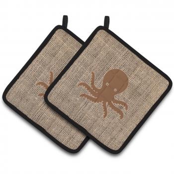 Caroline's Treasures BB1090-BL-BN-PTHD Octopus Pot Holders