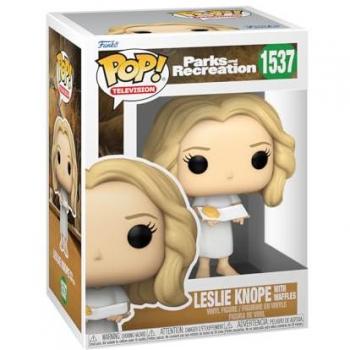Figurine Funko Pop! de Leslie Knope avec Gaufres