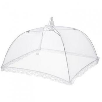 Capuchon anti‑insectes pour conserves, format pliable