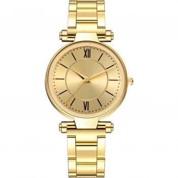 Reloj Analógico de Mujer con Detalles de Diamante