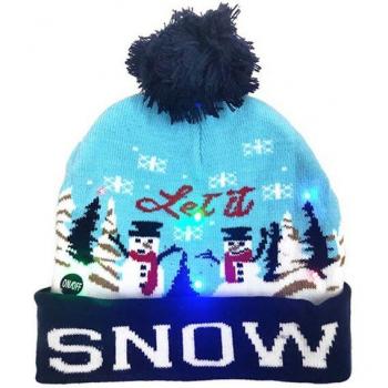 Bonnet de Noël avec LED