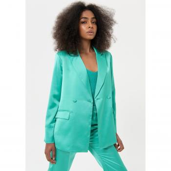 Blazer Satinado Double Breasted Regular Fit