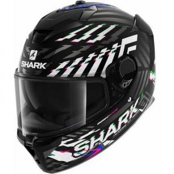 Casque intégral Shark Spartan GT E-Brake Noir-Bleu-Anthracite