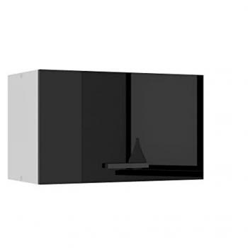 Système de Rangements Muraux Belini SGP60 – Portée 29,6x60x36 cm, Noir