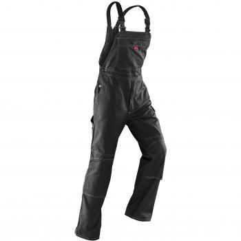 Kübler Inno Plus Uni-Dress Schwarz Arbeitslederhose Gr. 24