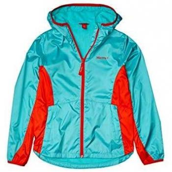 Marmot Sudadera con Capucha Trail Wind Cerámica Azul/Rojo