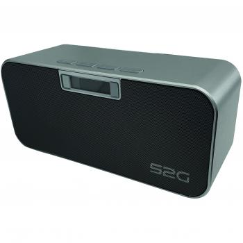 S2G Heavy Metal: Bluetooth + FM Radio + Energiesparmodus (Silber/Schwarz)