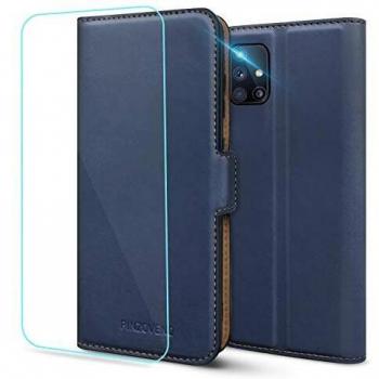 Proteggi Schermo M51 con Custodia Flip Blu