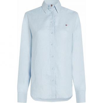 Tommy Hilfiger ESS LINEN Damenbluse in Hellblau