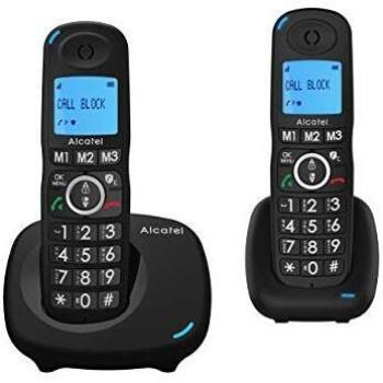 Teléfono inalámbrico Alcatel XL535 Duo negro Usado