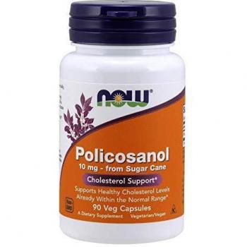 NOW Foods 90 Veg Capsule Policosanol 10 mg