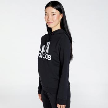 Felpa Adidas Nera con Cappuccio Donna Taglia XL