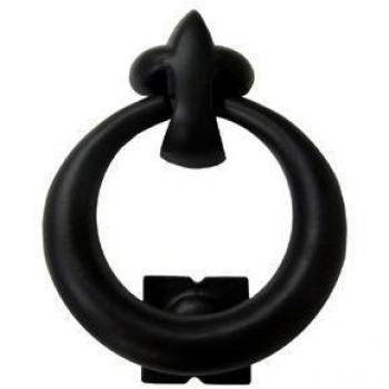 Black Iron Ring Door Knocker