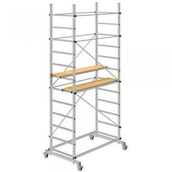 Trabattello portatile in alluminio H.360cm