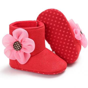 Bota de bebé arco floral, ideal para caminatas invernales