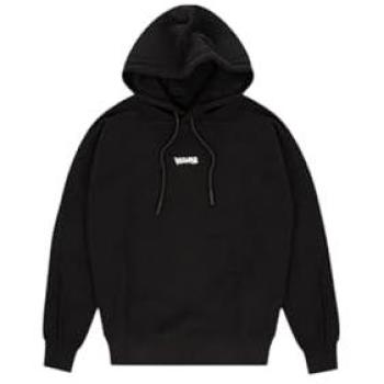 Men's L Black Hoodie with Disclaimer Logo