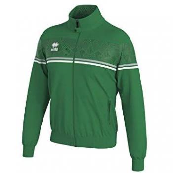 Errea Donovan Unisex Jacke 2XL Grün/Grau/Weiß