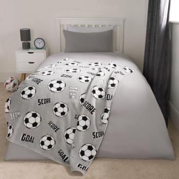 Kids Football Fleece Sherpa Blanket